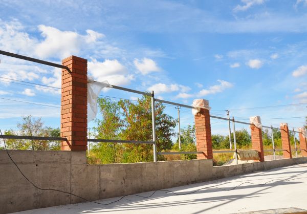 Brick Pillar Installation in Fayetteville