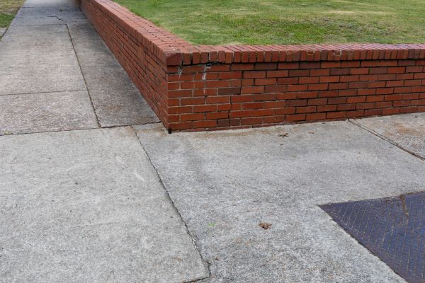 Brick Retaining Wall Repair in Fayetteville